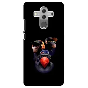 Чехол с Обезьянами Huawei Mate 10 Pro - (AlphaPrint) (Три обезьяны)