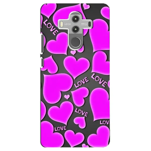 Чехол с принтом «Pink hearts» для Huawei Mate 10 Pro