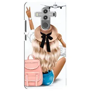 Чехол с печатью для Huawei Mate 10 Pro - (Мода) (AlphaPrint) (Путешествие)