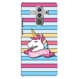 Чехол для Хуавей Мейт 10 Про - (Единорожки - Новинки) (AlphaPrint) (Unicorn)