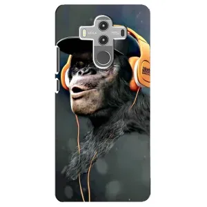 Чехол с Обезьянами Huawei Mate 10 Pro - (AlphaPrint) (В наушниках)