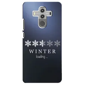 Зимние Чехлы для Хуавей Мейт 10 Про - прозрачный фон (Winter loading)