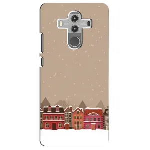Новогодние, Праздничные Чехлы для Huawei Mate 10 Pro - 2024 год (Зимний город)