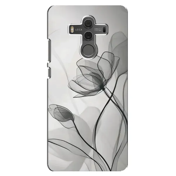 Чохол з принтом «Чорні квіти» для Huawei Mate 10 Чохол з принтом «Чорні квіти» для Huawei Mate 10