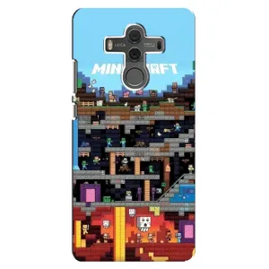 Чохол Майнкрафт на Huawei Mate 10 (AlphaPrint) Minecraft (фон Minecraft)