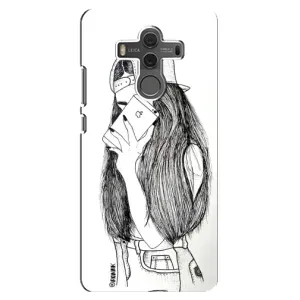Чехол с печатью для Huawei Mate 10 - (Мода) (AlphaPrint) (Фото девочки)
