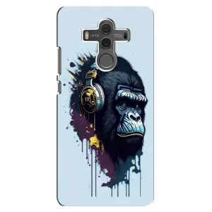 Чохол з Мавпами Huawei Mate 10 - (AlphaPrint) (Горила в навушниках)