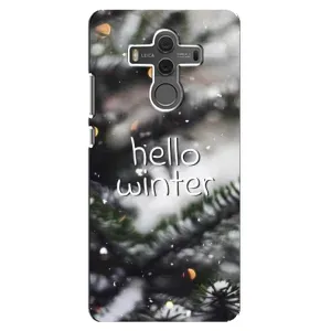 Новорічні, Святкові Чохли для Huawei Mate 10 - 2024 год (Hello winter)