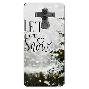 Новорічні, Святкові Чохли для Huawei Mate 10 - 2024 год (Let it snow)