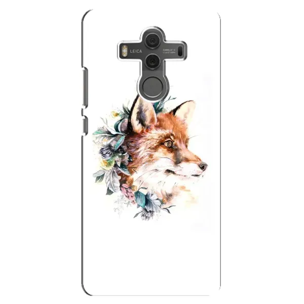 Чехол с принтом «Лисичка в цветочках» для Huawei Mate 10
