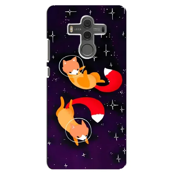 Чехол с принтом «Лисички космонавты» для Huawei Mate 10