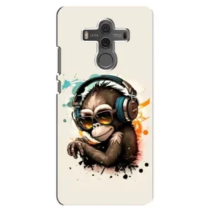 Чохол з Мавпами Huawei Mate 10 - (AlphaPrint) (Макака в навушниках)