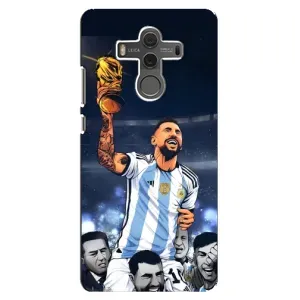 Чохли для Huawei Mate 10 (Leo чемпіон) (AlphaPrint) (Мессі з кубком)