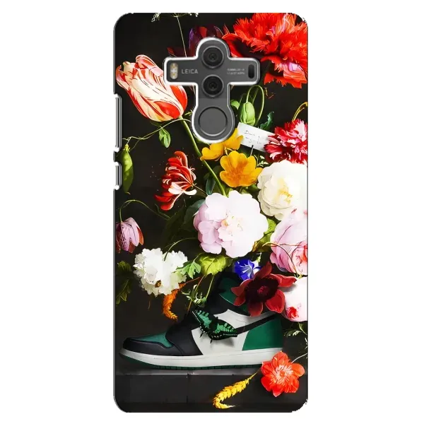 Чохол з принтом «Nike цветы» для Huawei Mate 10