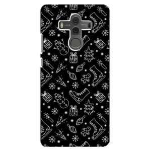 Новорічні, Святкові Чохли для Huawei Mate 10 - 2024 год (Новорічний фон)
