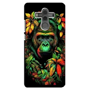 Чохол з Мавпами Huawei Mate 10 - (AlphaPrint) (Мавпа в квітах)