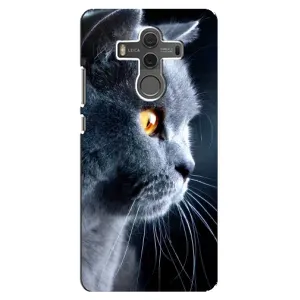 Чохли з Котиками для Huawei Mate 10 (VPrint) (Сірий Кіт)