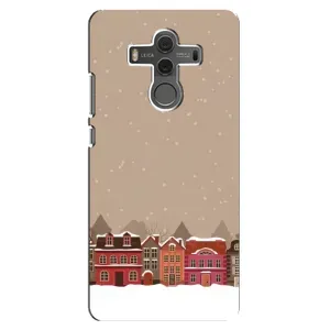 Новорічні, Святкові Чохли для Huawei Mate 10 - 2024 год (Зимове місто)