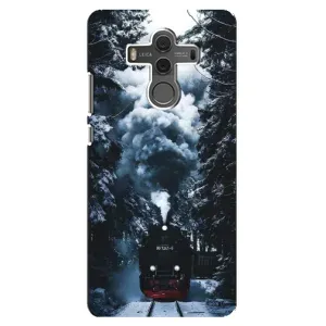 Новорічні, Святкові Чохли для Huawei Mate 10 - 2024 год (Зимовий потяг)