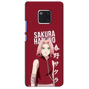 Чехлы Персонажи Аниме Наруто для Huawei Mate 20 Pro, LYa-l09, LYA-L29 (AlphaPrint) (Аниме Сакура)