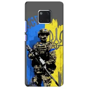 Чехлы с картинкой ЗСУ для Huawei Mate 20 Pro, LYa-l09, LYA-L29 (AlphaPrint) (АРТ солдат)