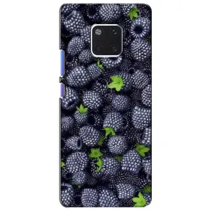 Чехлы с Фруктами для Huawei Mate 20 Pro, LYa-l09, LYA-L29 (VPrint) (Ежевика)