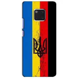 Украинские Чехлы для Huawei Mate 20 Pro, LYa-l09, LYA-L29 с картинкой УПА (AlphaPrint) (Прапор УПА)