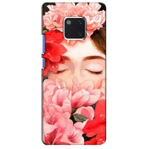 Чехлы (ART) Цветы на Huawei Mate 20 Pro, LYa-l09, LYA-L29 (VPrint) (Глаза в цветах)