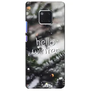 Новогодние, Праздничные Чехлы для Huawei Mate 20 Pro, LYa-l09, LYA-L29 - 2024 год (Hello winter)