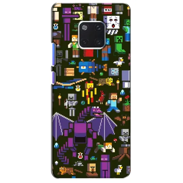 Чехол с принтом «Коллаж Майнкрафт» для Huawei Mate 20 Pro (LYA-L09, LYA-L29) Чехол с принтом «Коллаж Майнкрафт» для Huawei Mate 20 Pro (LYA-L09, LYA-L29)