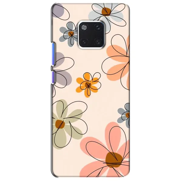 Чехол с принтом «Разноцветные цветы» для Huawei Mate 20 Pro (LYA-L09, LYA-L29)