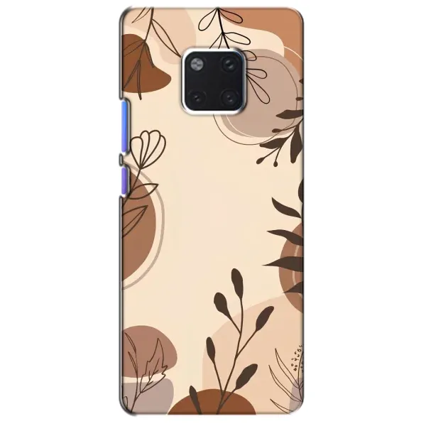 Чехол с принтом «Коричневые цветы» для Huawei Mate 20 Pro (LYA-L09, LYA-L29)