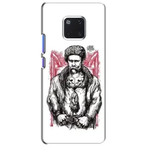 Чохли для Huawei Mate 20 Pro, LYa-l09, LYA-L29 с принтом Тараса Шевченко (AlphaPrint) (Козак Шевченко)