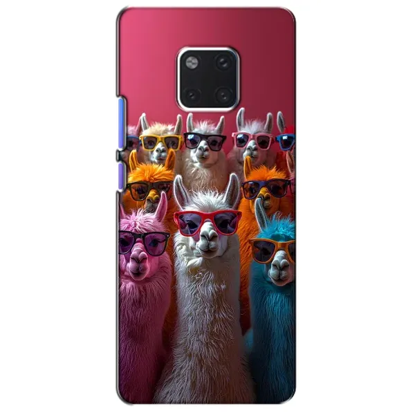 Чехол с принтом «Ламы в очках» для Huawei Mate 20 Pro (LYA-L09, LYA-L29)