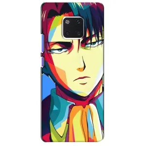 Чехлы Персонажи Аниме Наруто для Huawei Mate 20 Pro, LYa-l09, LYA-L29 (AlphaPrint) (Леви Аккерман)
