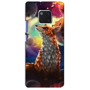 Чехлы с картинкой Лисички для Huawei Mate 20 Pro, LYa-l09, LYA-L29 (VPrint) (Лисица в космосе)