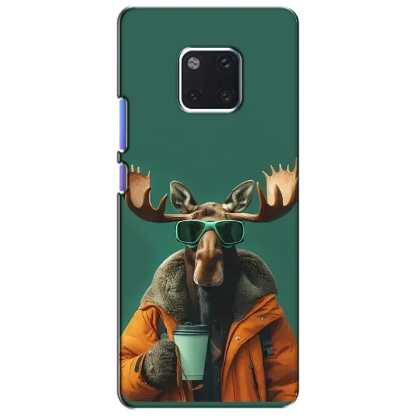 Чехол с принтом «Лось с кофе» для Huawei Mate 20 Pro (LYA-L09, LYA-L29)
