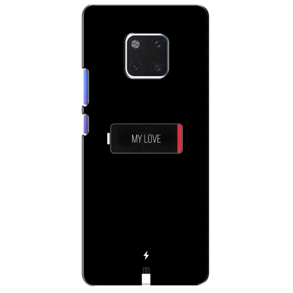 Чехол с принтом «Love battery» для Huawei Mate 20 Pro (LYA-L09, LYA-L29)