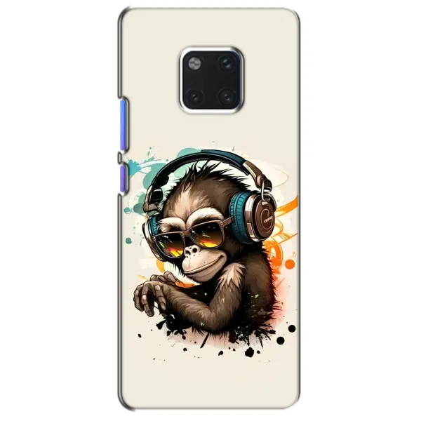 Чохол з принтом «Макака в навушниках» для Huawei Mate 20 Pro (LYA-L09, LYA-L29)