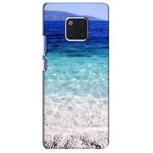 Силиконовый чехол с КАРТИНКАМИ лето для Huawei Mate 20 Pro, LYa-l09, LYA-L29 (AlphaPrint) (Море)