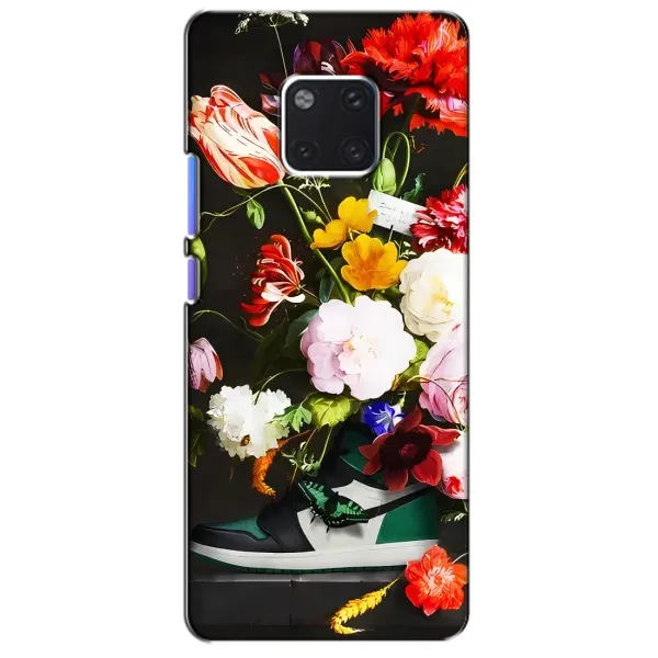 Чохол з принтом «Nike цветы» для Huawei Mate 20 Pro (LYA-L09, LYA-L29)