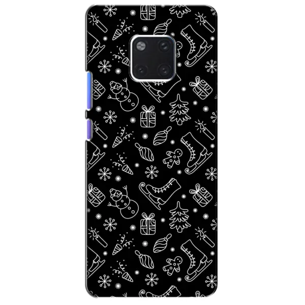 Чохол з принтом «Новорічний фон» для Huawei Mate 20 Pro (LYA-L09, LYA-L29)