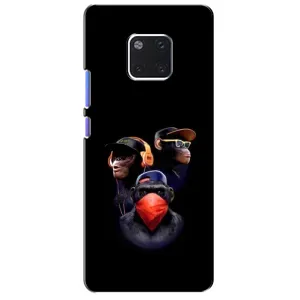 Чехол с Обезьянами Huawei Mate 20 Pro, LYa-l09, LYA-L29 - (AlphaPrint) (Три обезьяны)