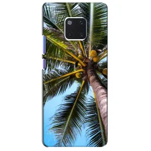 Силиконовый чехол с КАРТИНКАМИ лето для Huawei Mate 20 Pro, LYa-l09, LYA-L29 (AlphaPrint) (Пальма)