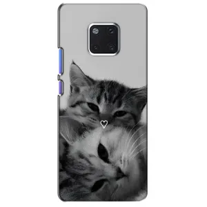 Чехол с рисунком кот на Huawei Mate 20 Pro, LYa-l09, LYA-L29 (Пара котов)