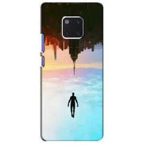Чехол с человеком пауком для Huawei Mate 20 Pro, LYa-l09, LYA-L29 - (AlphaPrint) (Паук человек)