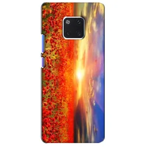 Чехол с картинкой (Стильные) для Хуавэй Матэ 20 Про - (AlphaPrint) (Поле тюльпанов)