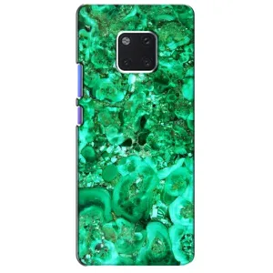 Мраморный чехол на Huawei Mate 20 Pro, LYa-l09, LYA-L29 (VPrint) (Салатный Мрамор)