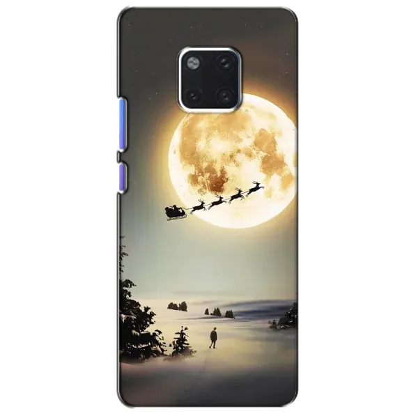 Чохол з принтом «Санта на місяці» для Huawei Mate 20 Pro (LYA-L09, LYA-L29)