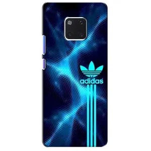 Чехлы Адидас для Huawei Mate 20 Pro, LYa-l09, LYA-L29 (AlphaPrint) (Синий Адидас)